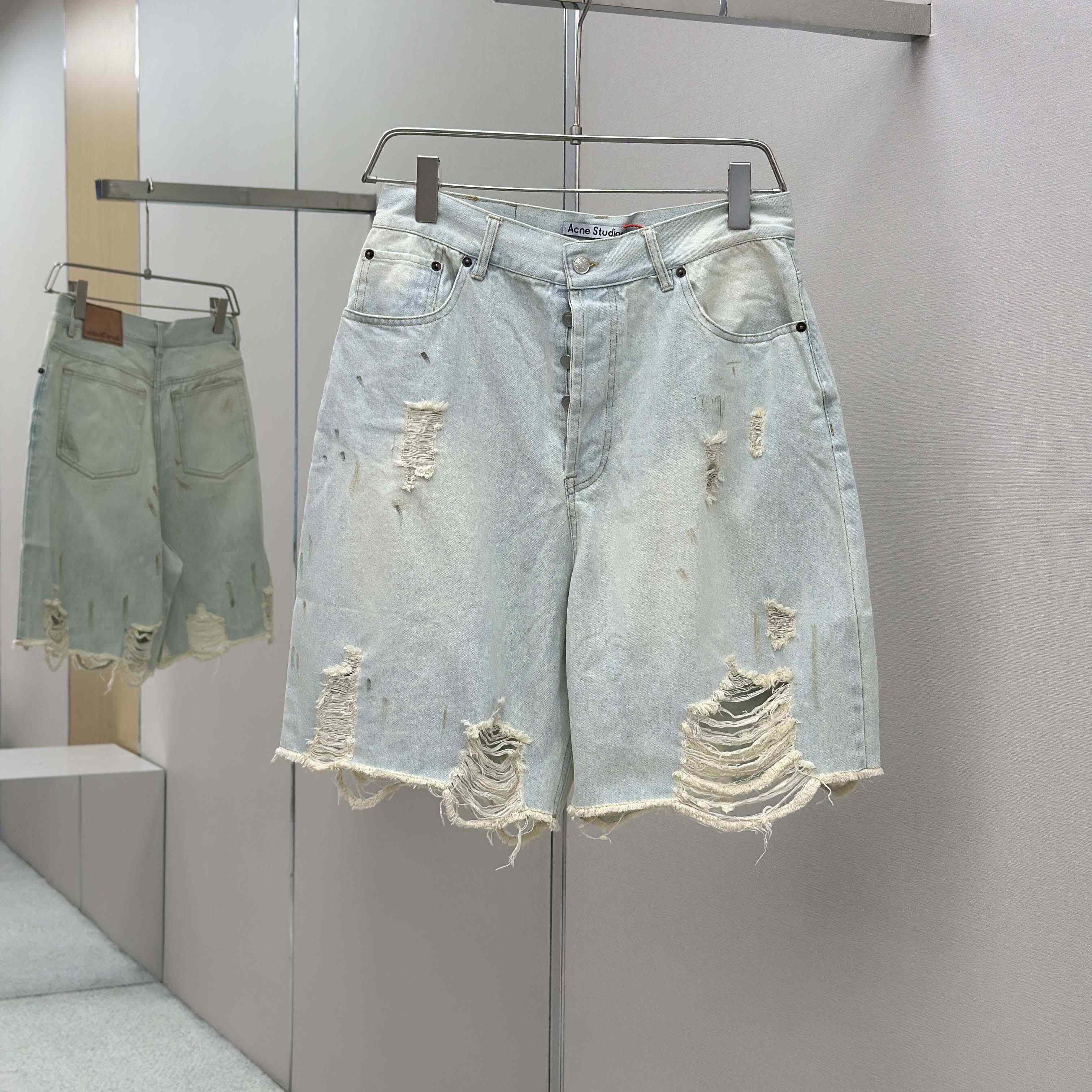 Acne Studios Denim Shorts - Loose Fit - DesignerGu