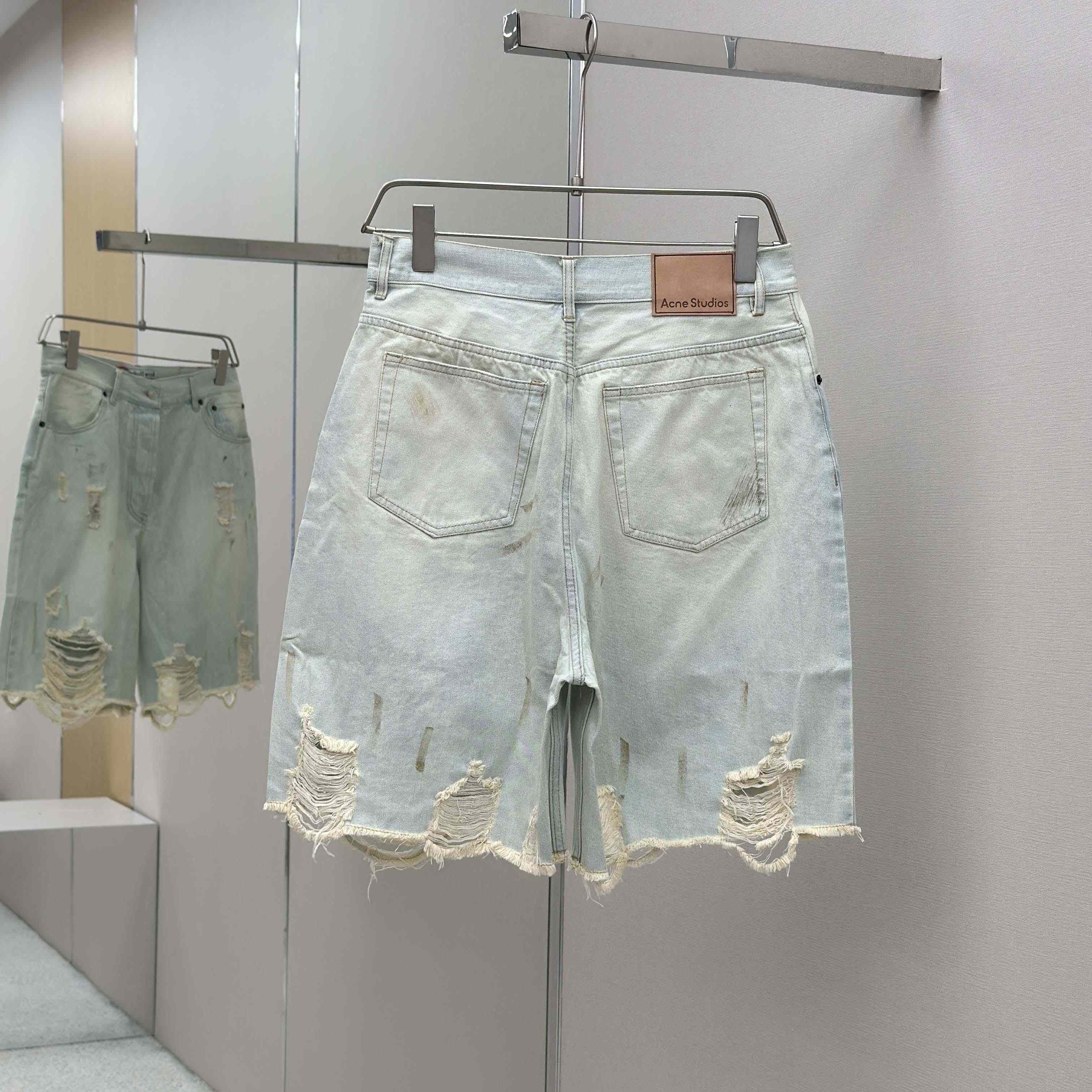 Acne Studios Denim Shorts - Loose Fit - DesignerGu