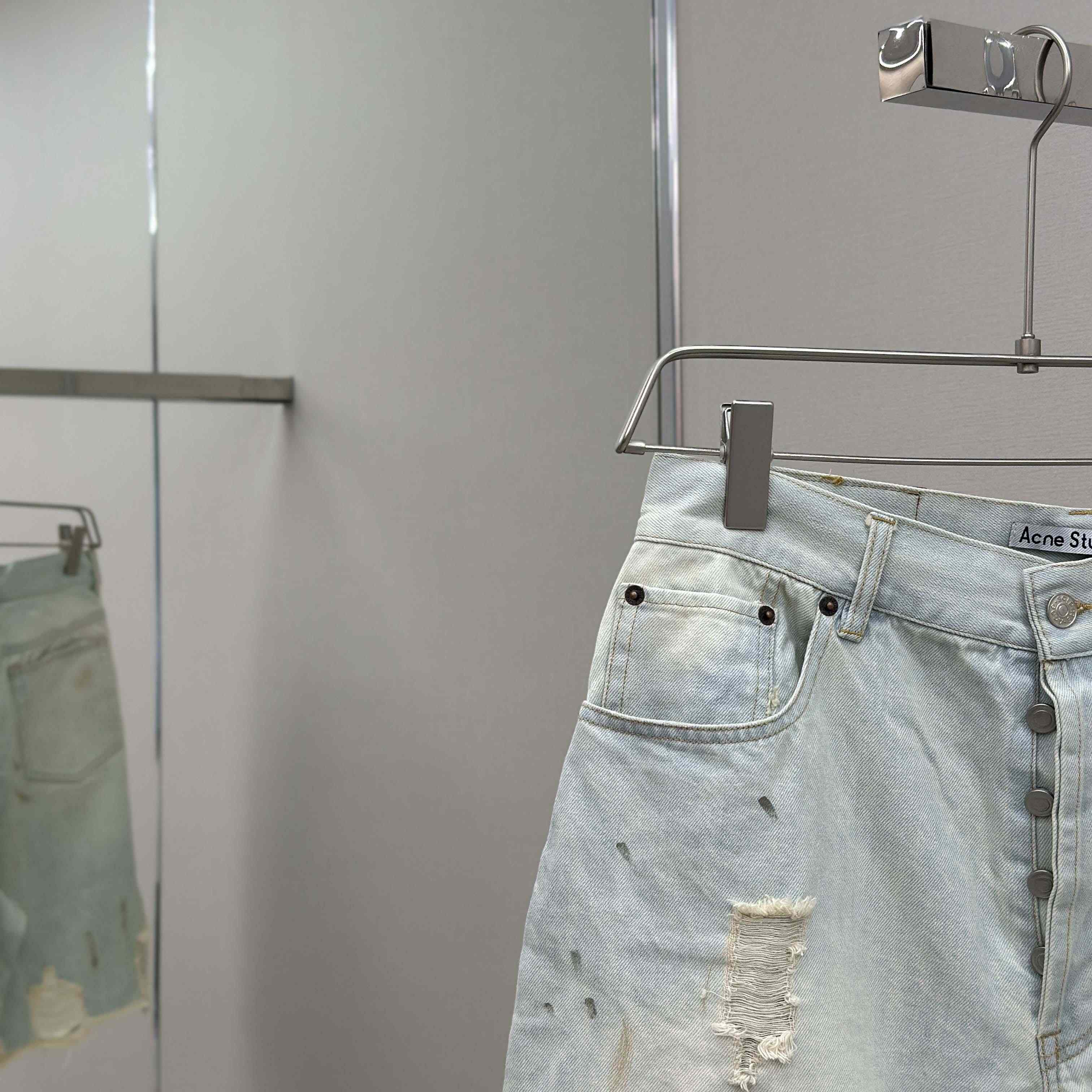 Acne Studios Denim Shorts - Loose Fit - DesignerGu