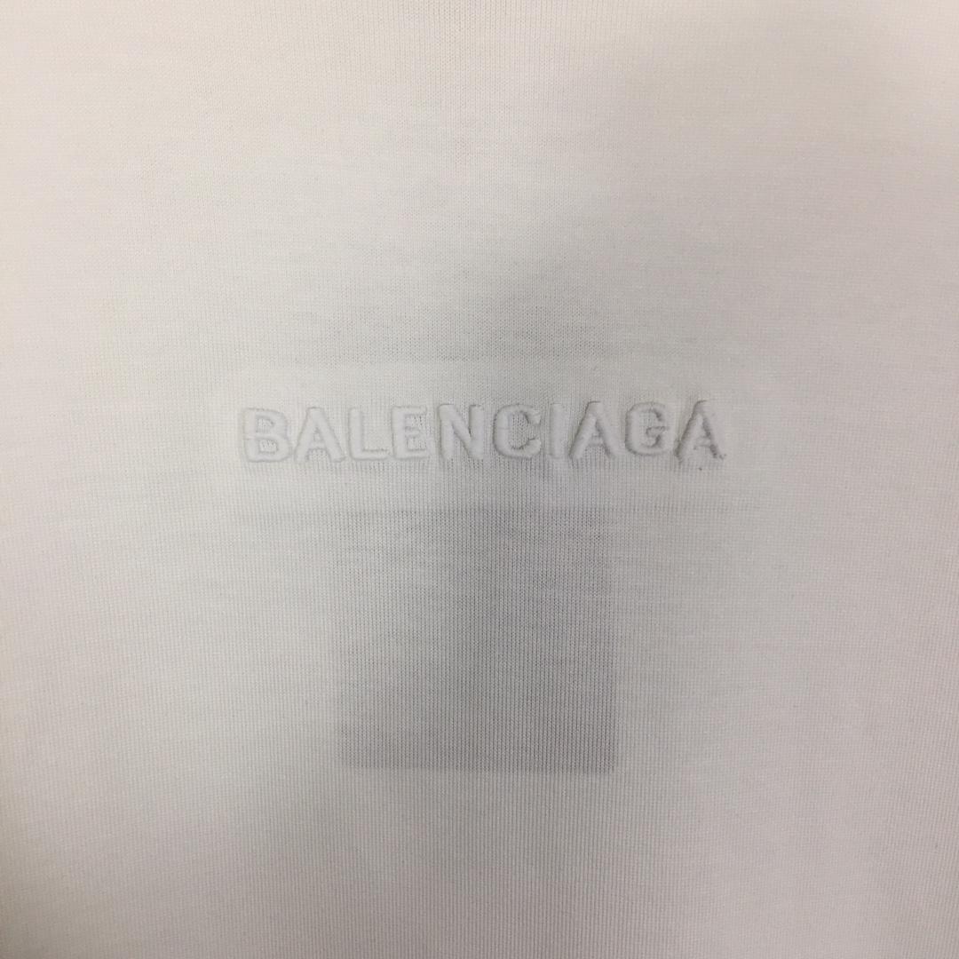 Balenciaga Embroidered Lettering Short Sleeve - DesignerGu