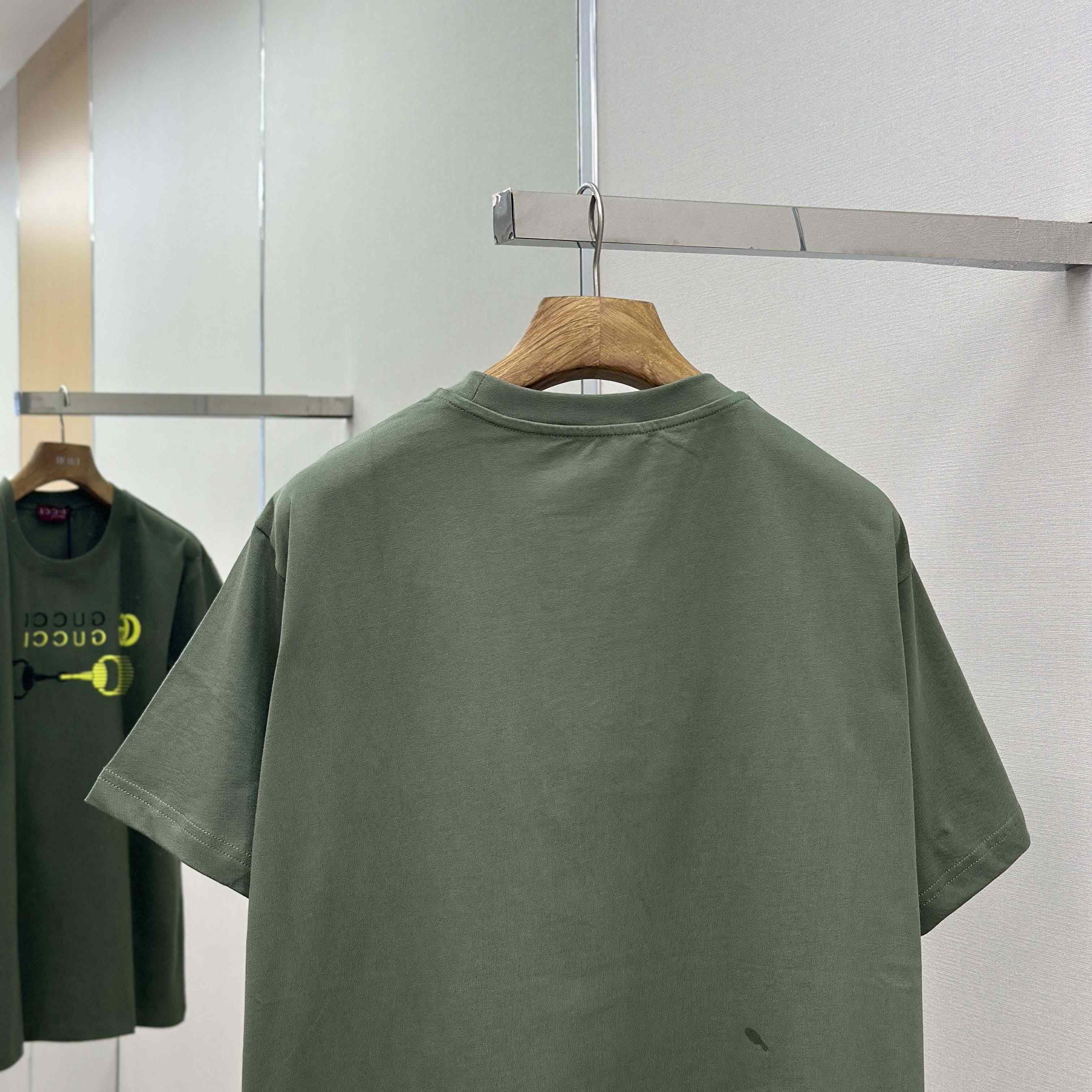 Gucci Printed Cotton Jersey T-shirt - DesignerGu