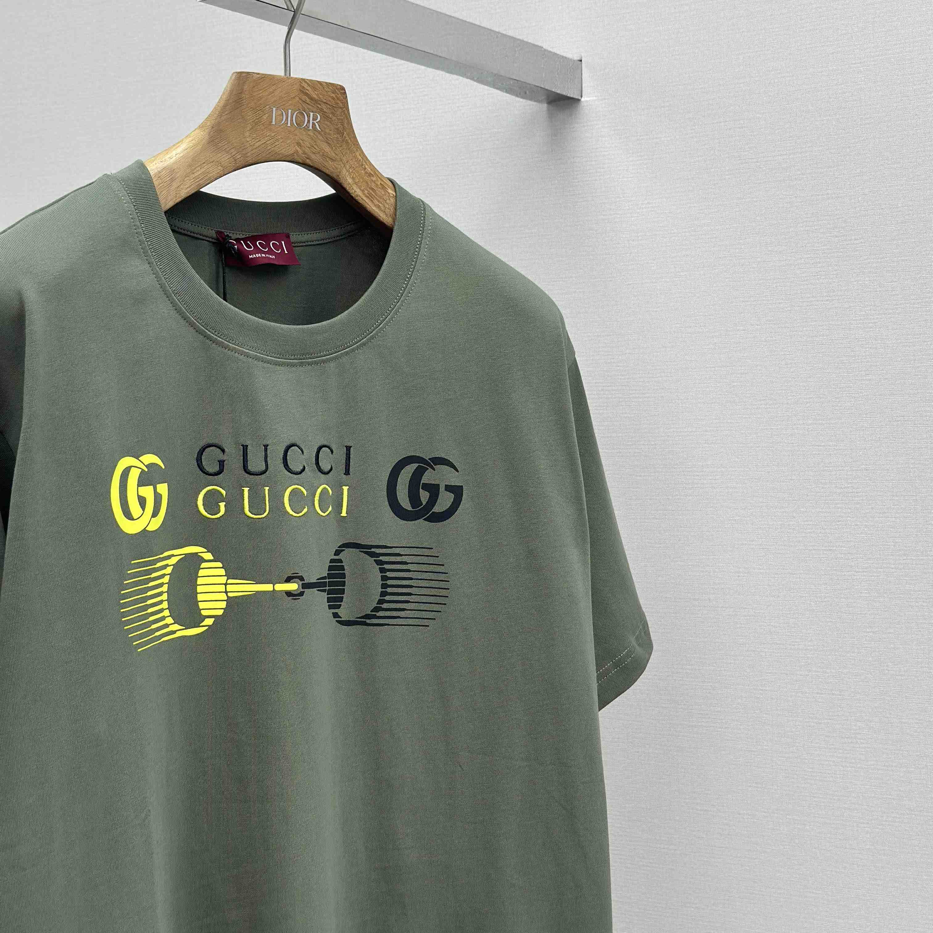 Gucci Printed Cotton Jersey T-shirt - DesignerGu