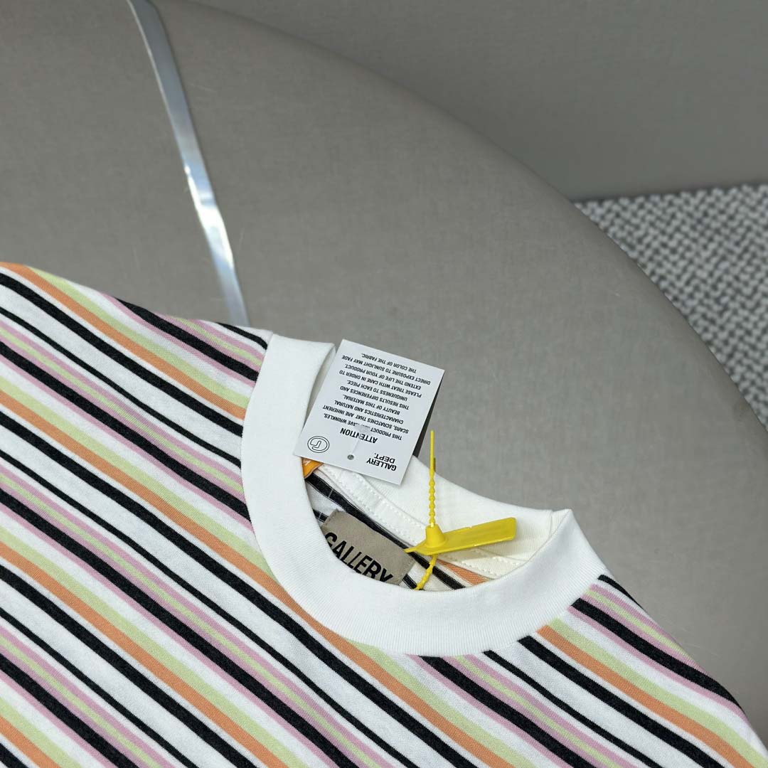 Gallery Dept.  Gallery Department Nelson Striped Short Sleeve Tee Shirt - DesignerGu