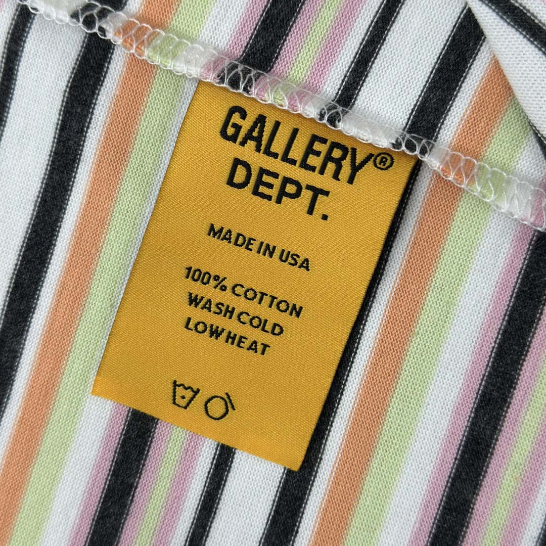 Gallery Dept.  Gallery Department Nelson Striped Short Sleeve Tee Shirt - DesignerGu