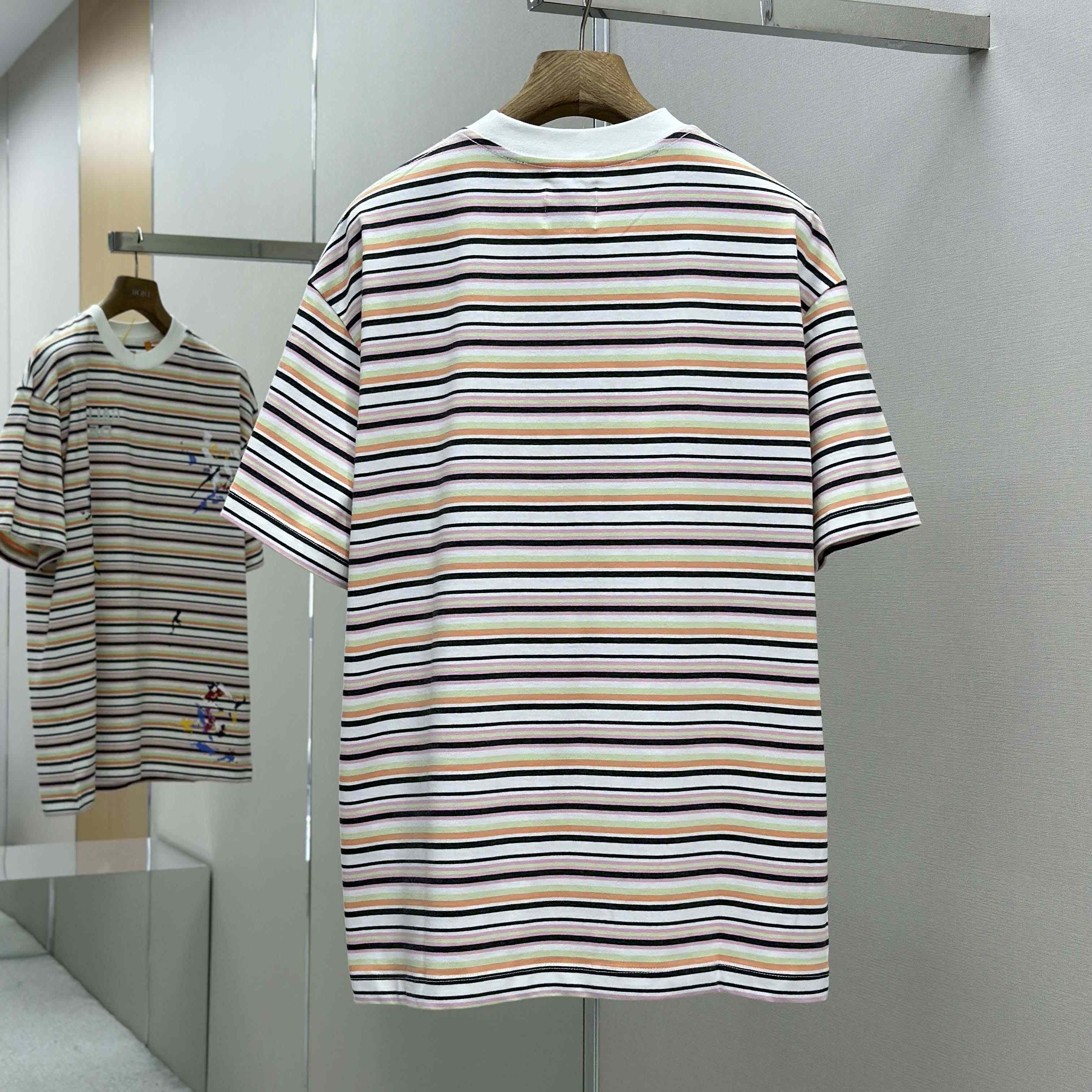 Gallery Dept.  Gallery Department Nelson Striped Short Sleeve Tee Shirt - DesignerGu