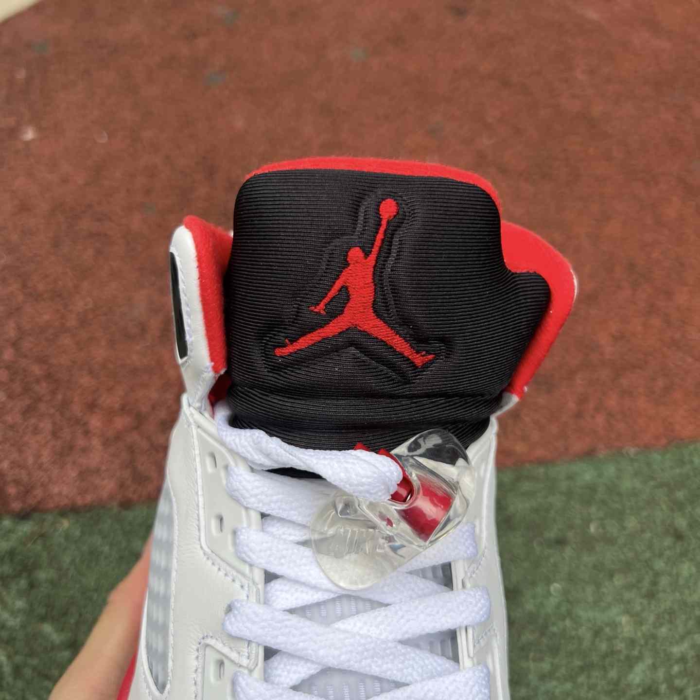Air Jordan 5 “Fire Red Black Tongue” HQ7978-101 - DesignerGu