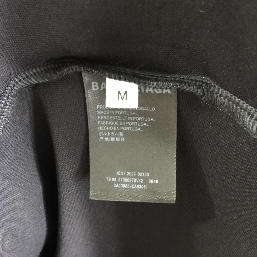 Balenciaga Embroidered Lettering Short Sleeve - DesignerGu