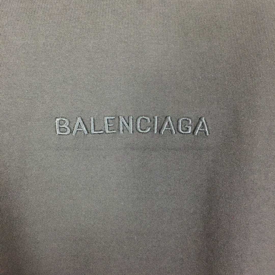 Balenciaga Embroidered Lettering Short Sleeve - DesignerGu