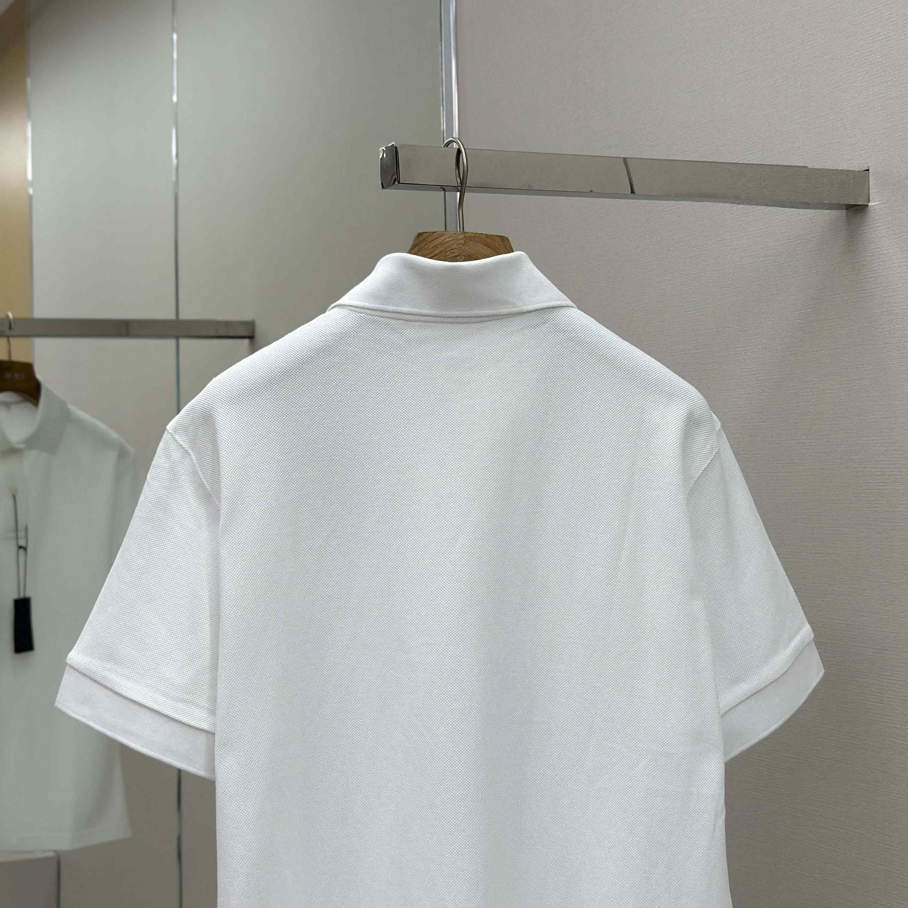 Prada Piqué Polo Shirt - DesignerGu