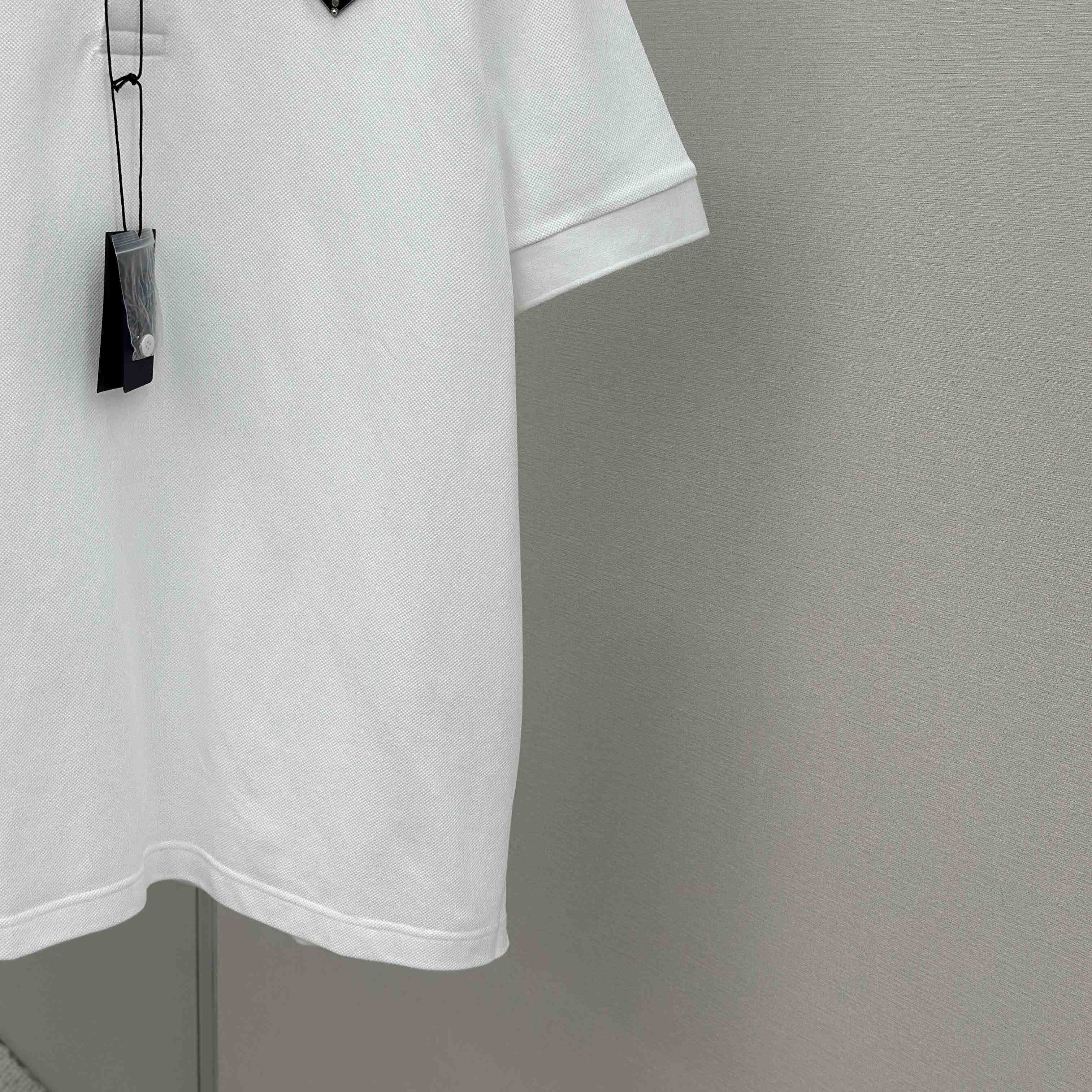 Prada Piqué Polo Shirt - DesignerGu