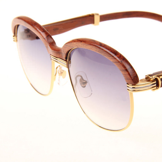 Cartier CT_1116679 Sunglasses In Gold Grey Gradient - DesignerGu
