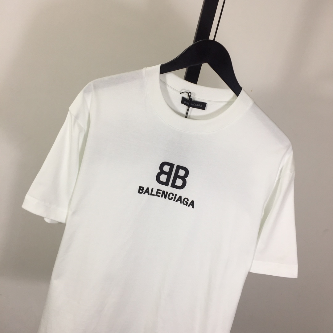 Balenciaga Short Sleeve With Wing Pattern - DesignerGu