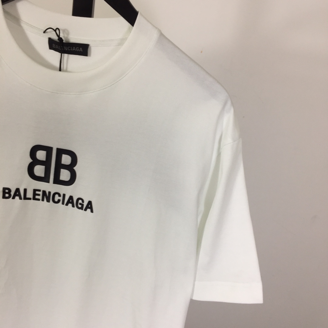 Balenciaga Short Sleeve With Wing Pattern - DesignerGu