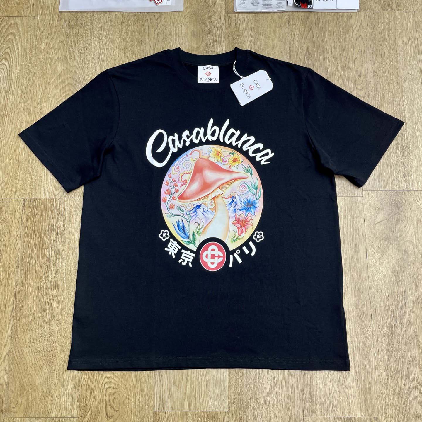 Casablanca Organic-cotton T-shirt - DesignerGu