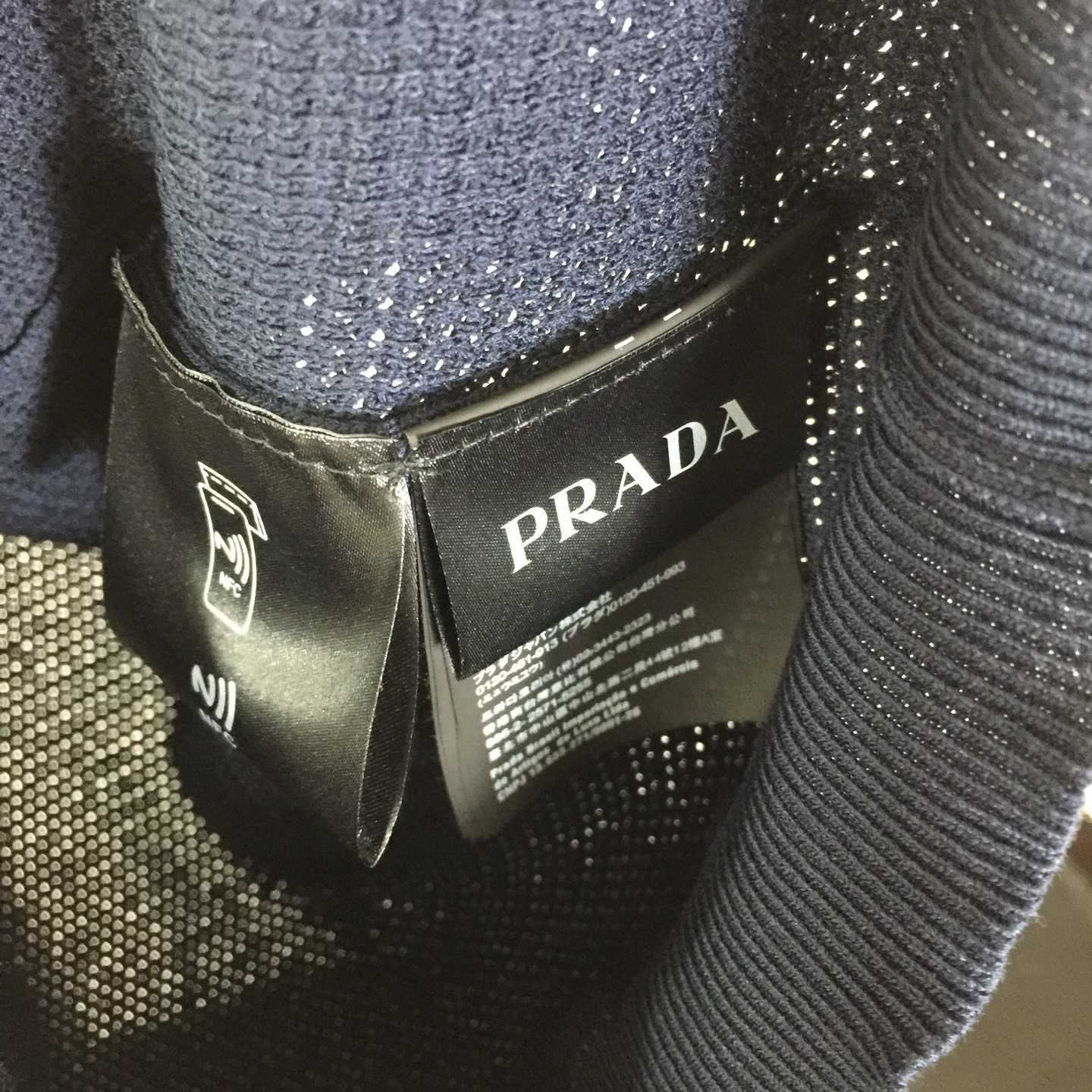 Prada Blue T-Shirt In Silk And Cotton - DesignerGu
