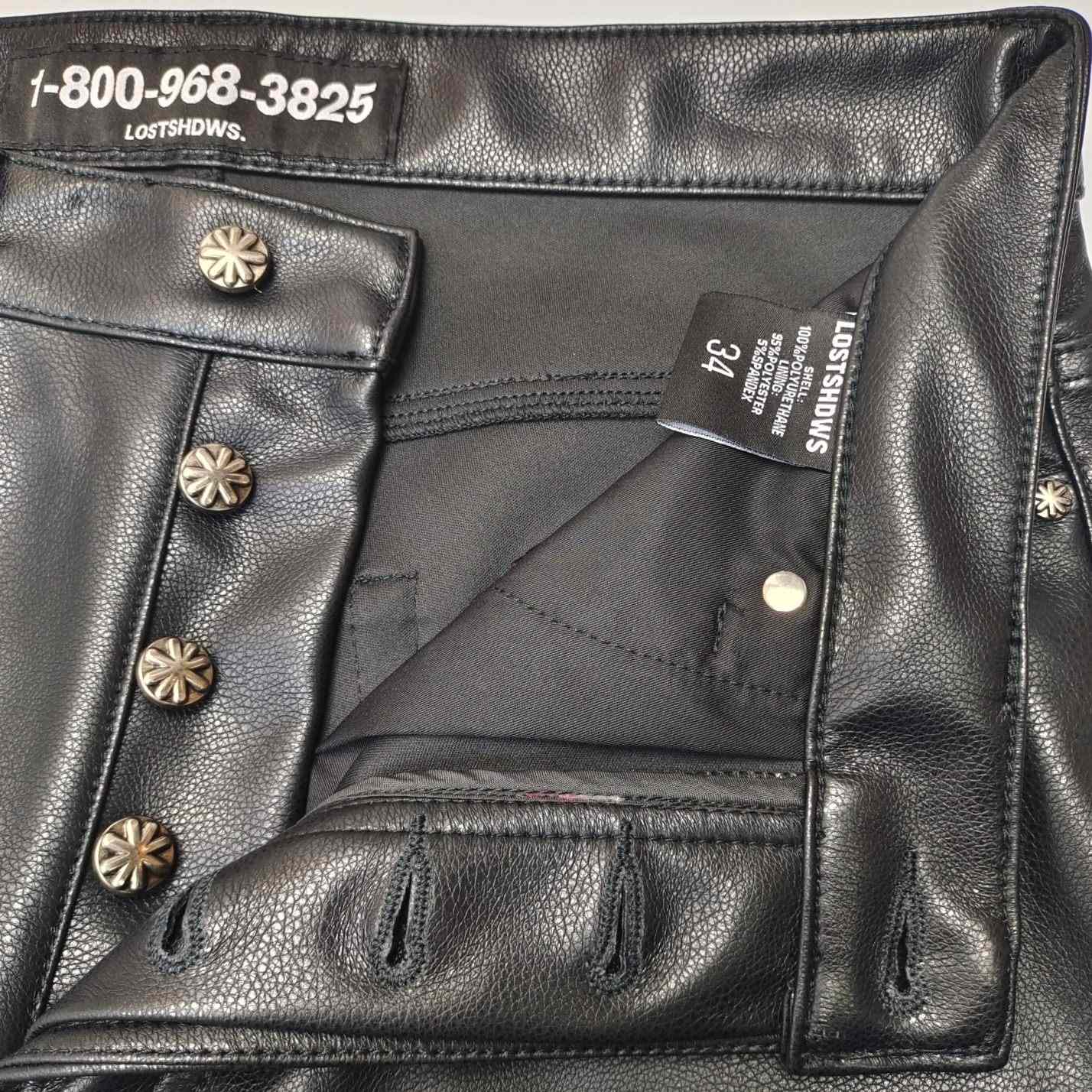 Lost Shadows Leather Shorts 