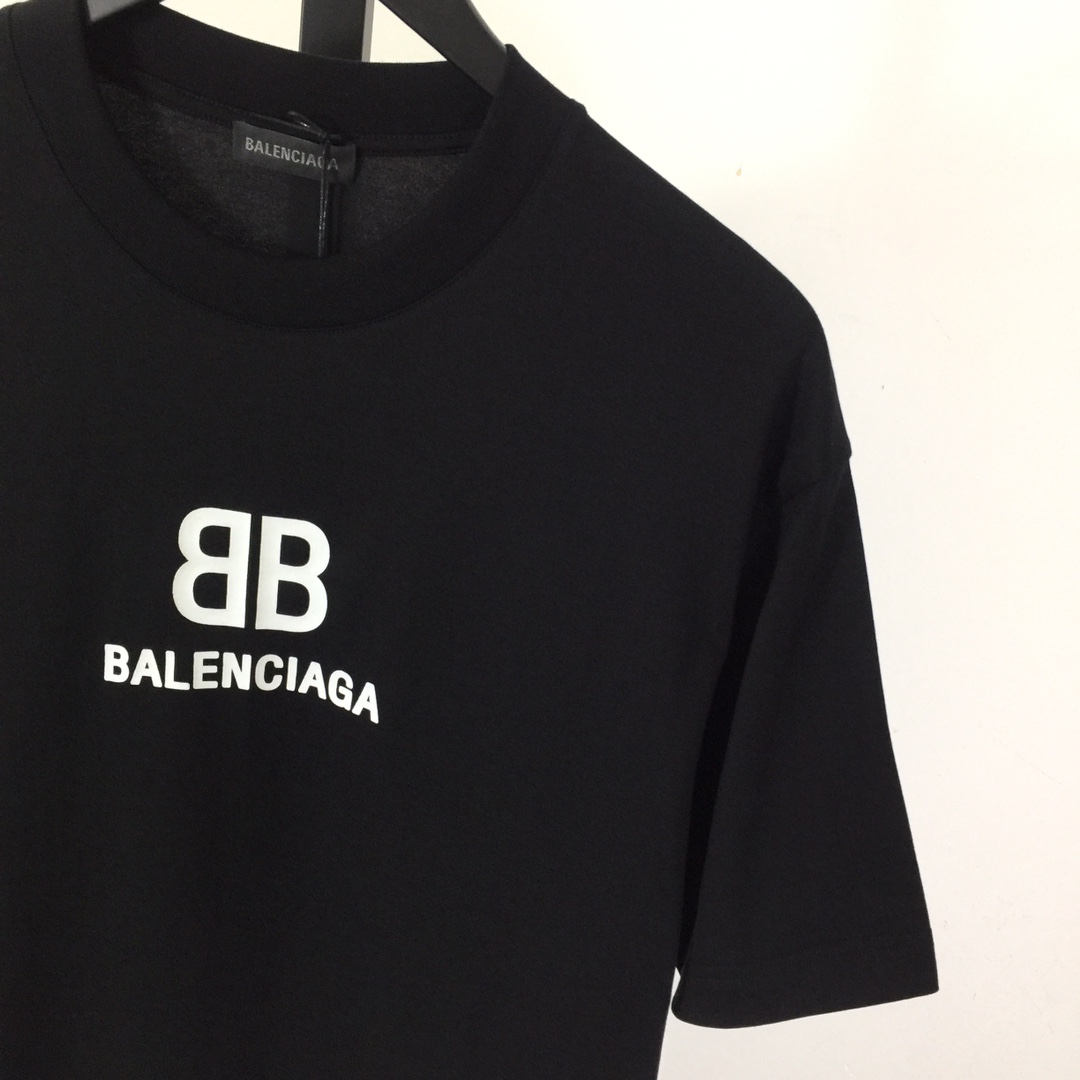 Balenciaga Short Sleeve With Wing Pattern - DesignerGu