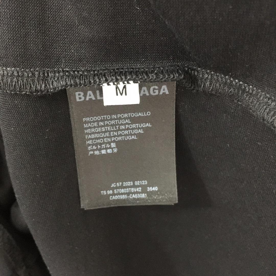 Balenciaga Short Sleeve With Wing Pattern - DesignerGu