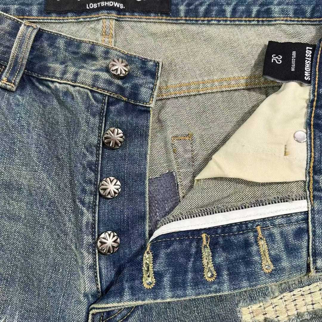 Lost Shadows DSTRY Denim Short  - DesignerGu