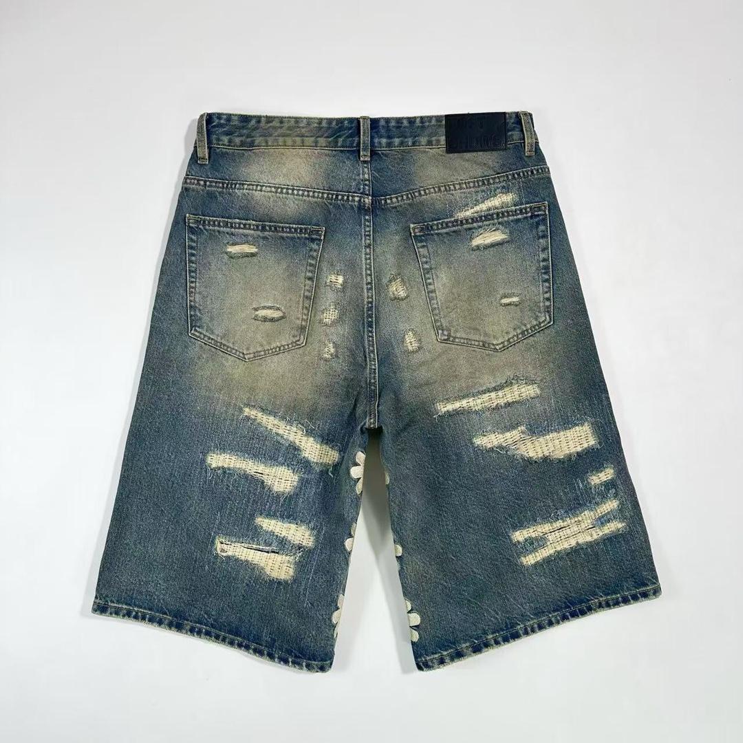 Lost Shadows DSTRY Denim Short  - DesignerGu