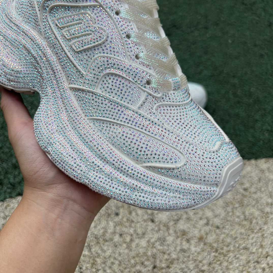 Balenciaga Runner Sneakers with Rhinestones - DesignerGu