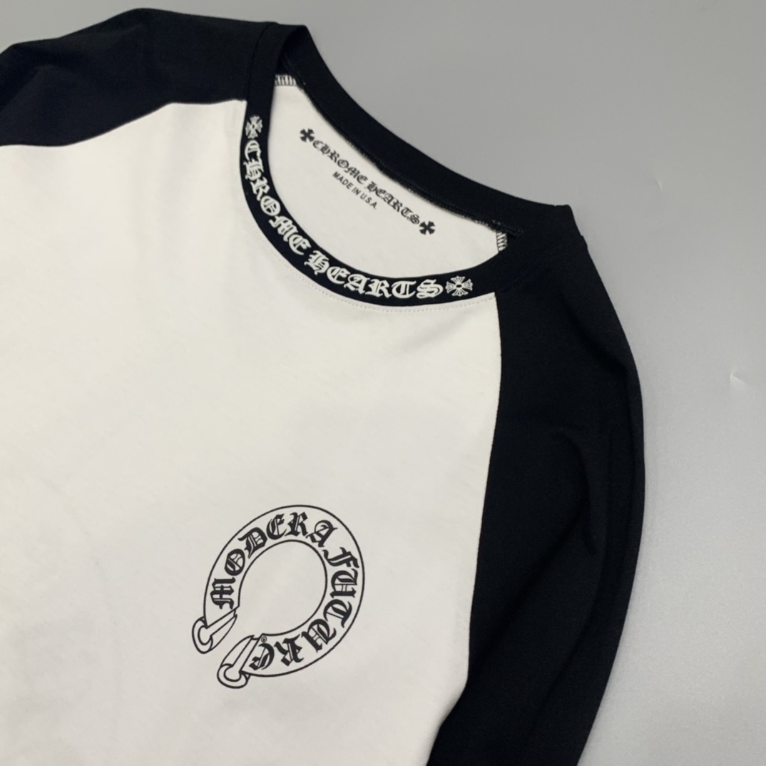 Chrome Hearts Horseshoe Neck Tee - DesignerGu