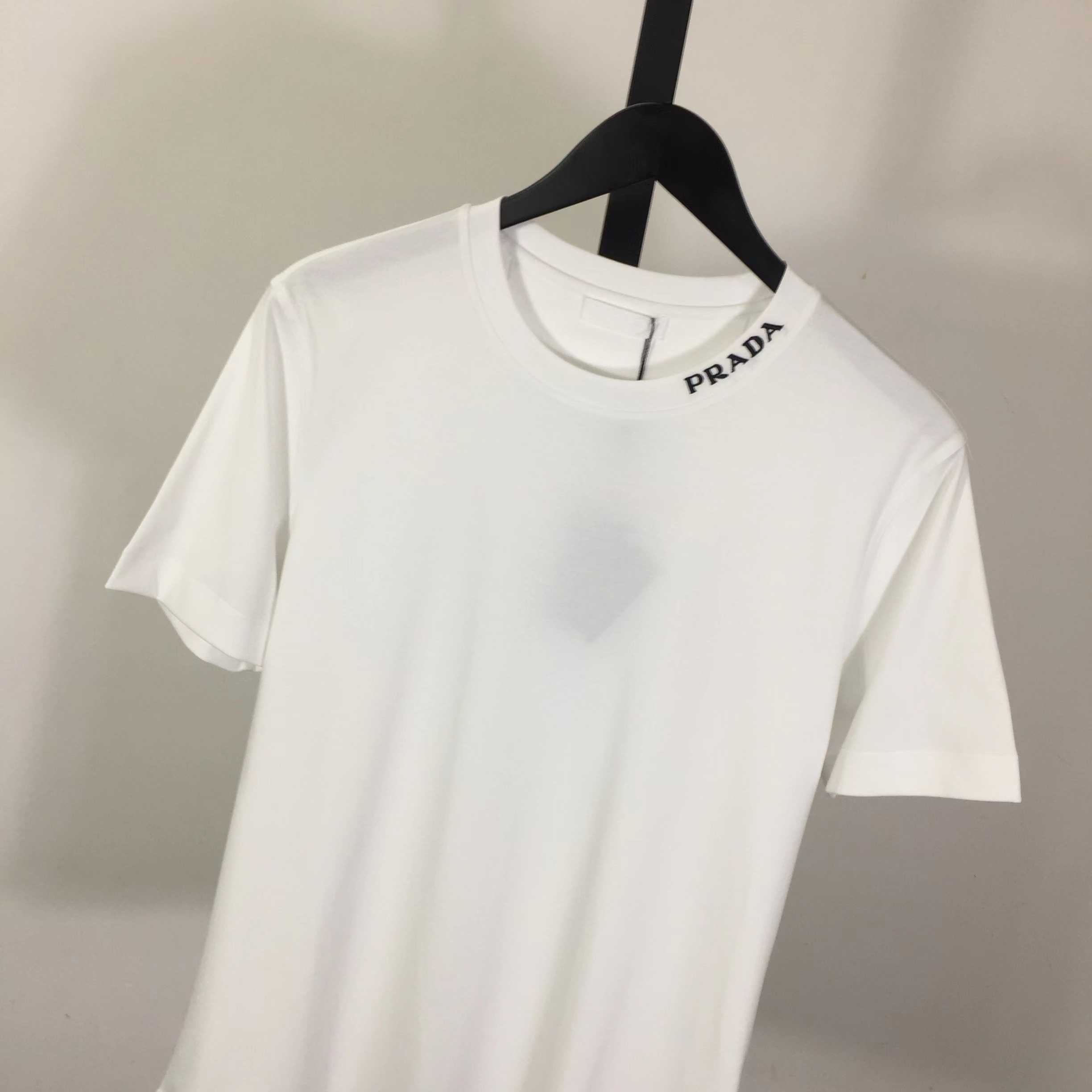 Prada Logo Cotton Tee - DesignerGu