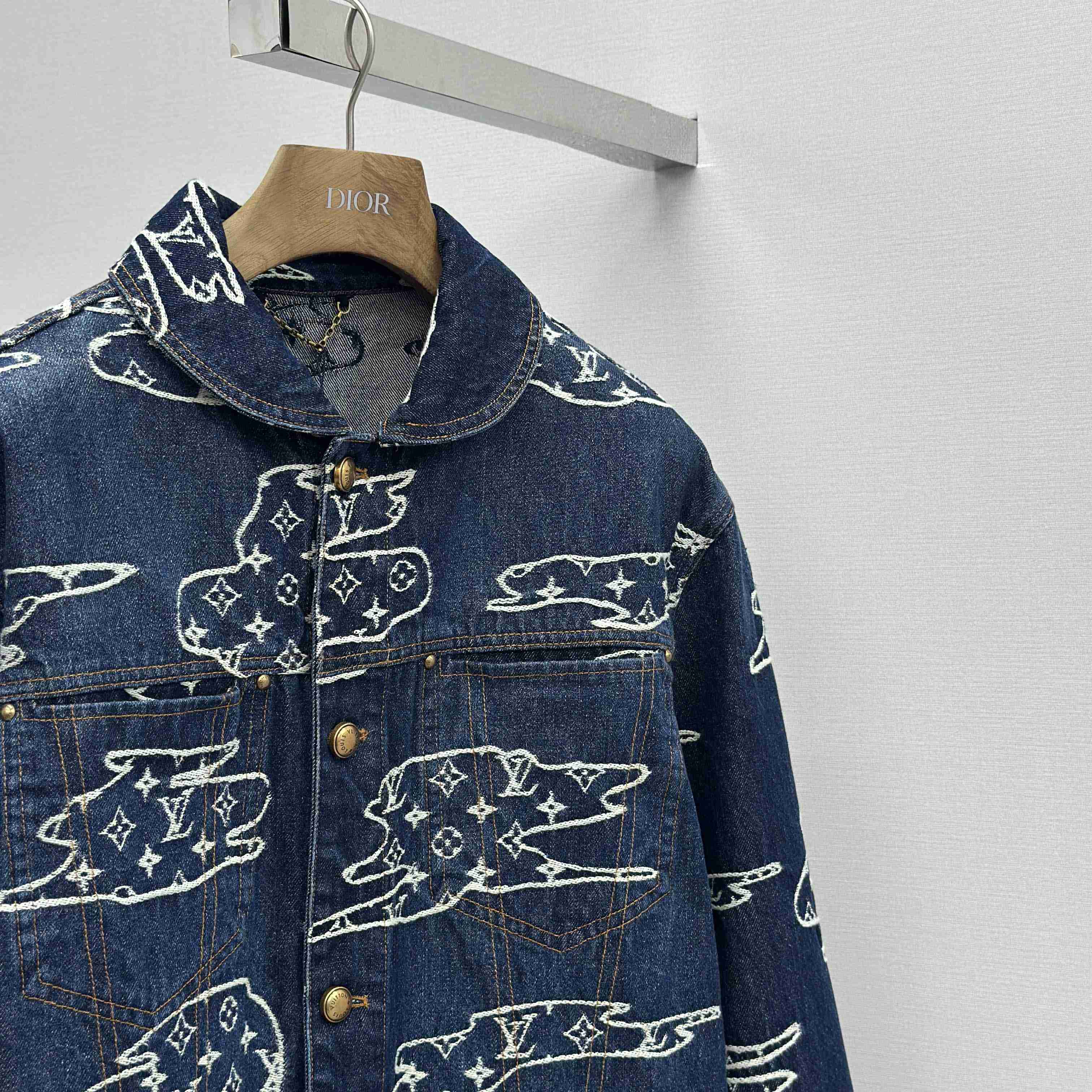 Louis Vuitton Monogram Denim Workwear Blouson   1AILN5 - DesignerGu