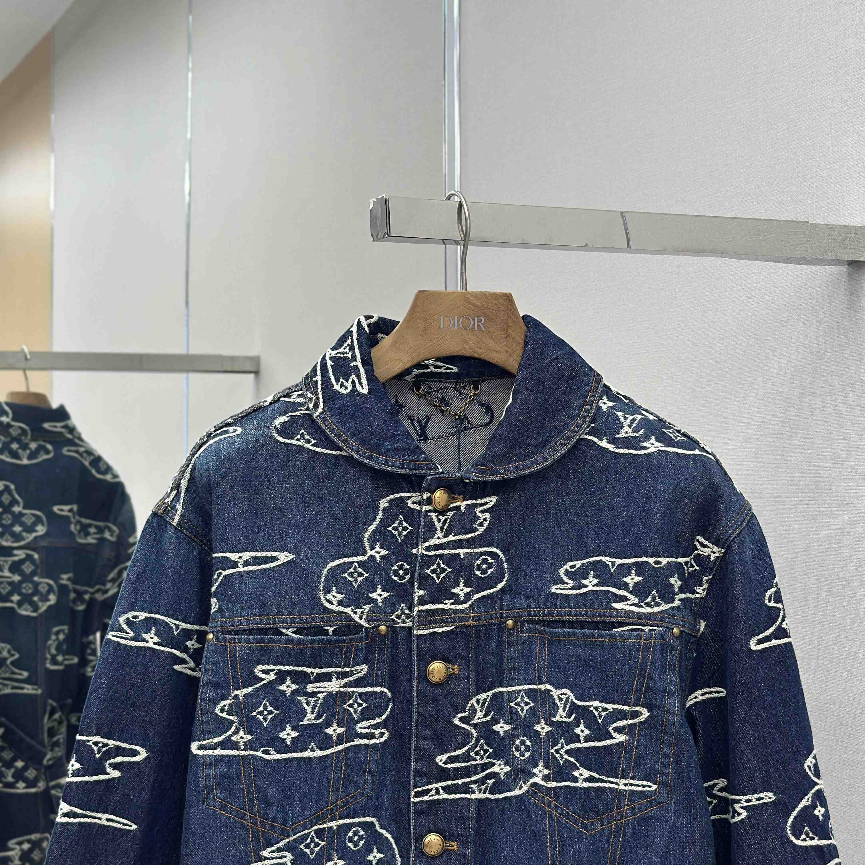 Louis Vuitton Monogram Denim Workwear Blouson   1AILN5 - DesignerGu