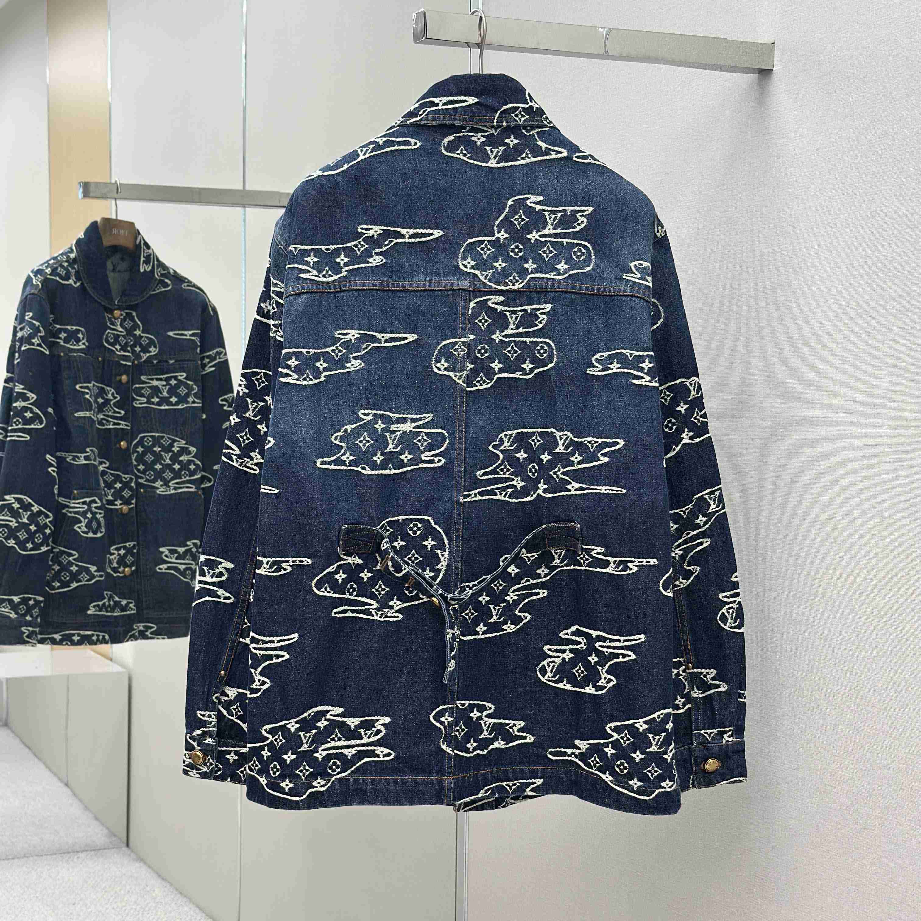 Louis Vuitton Monogram Denim Workwear Blouson   1AILN5 - DesignerGu