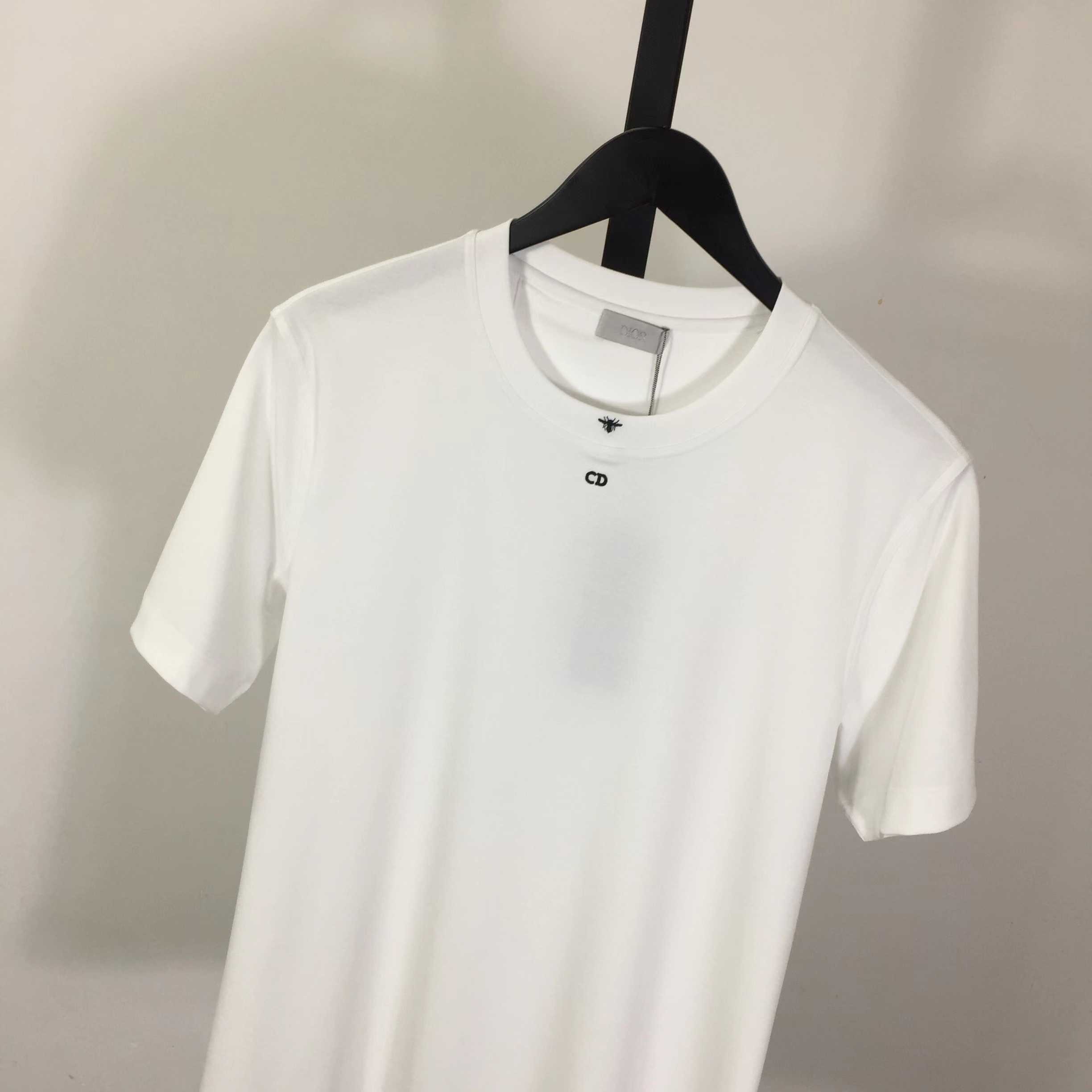 Dior Logo Cotton T-Shirt  - DesignerGu