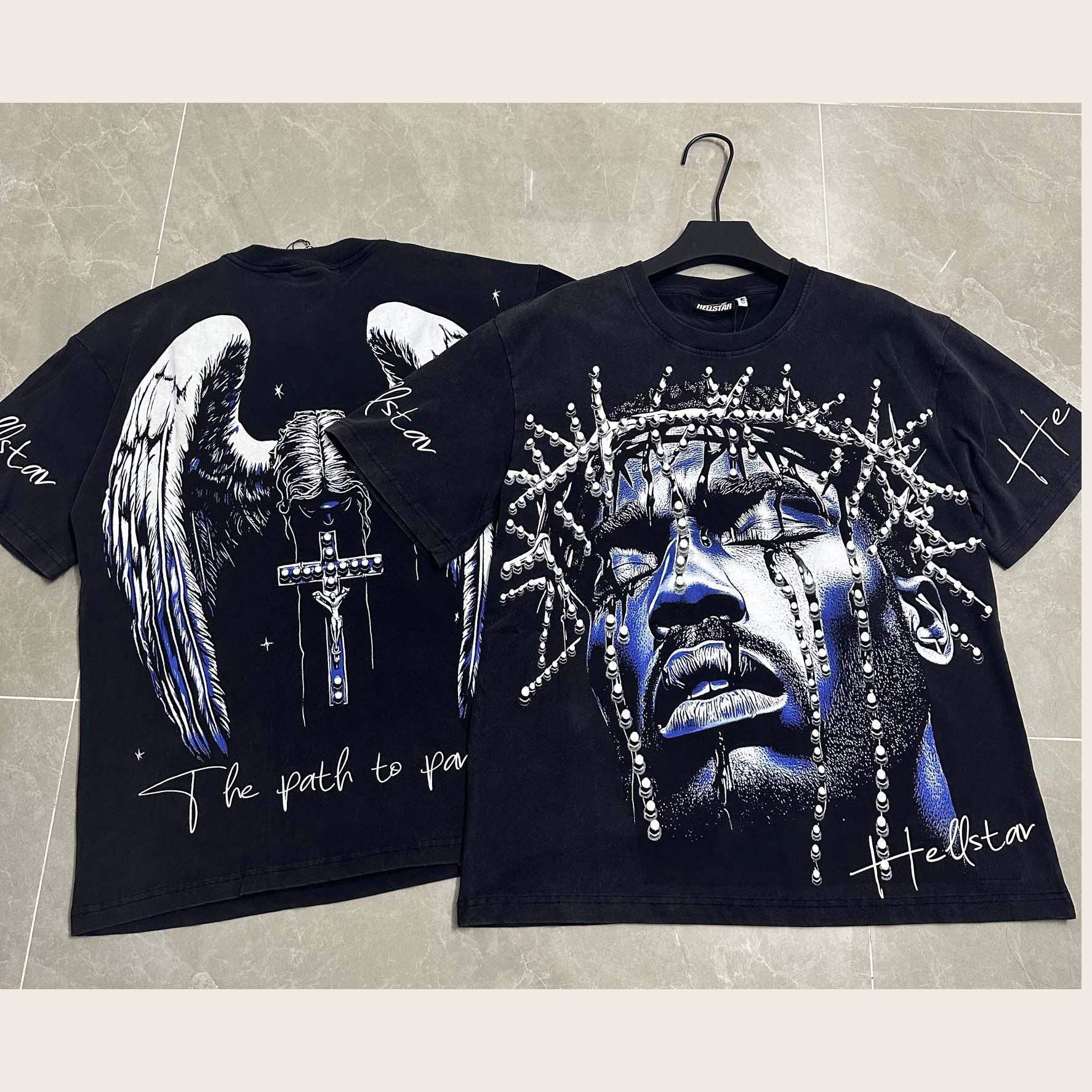 Hellstar Jesus Wept T-Shirt - DesignerGu