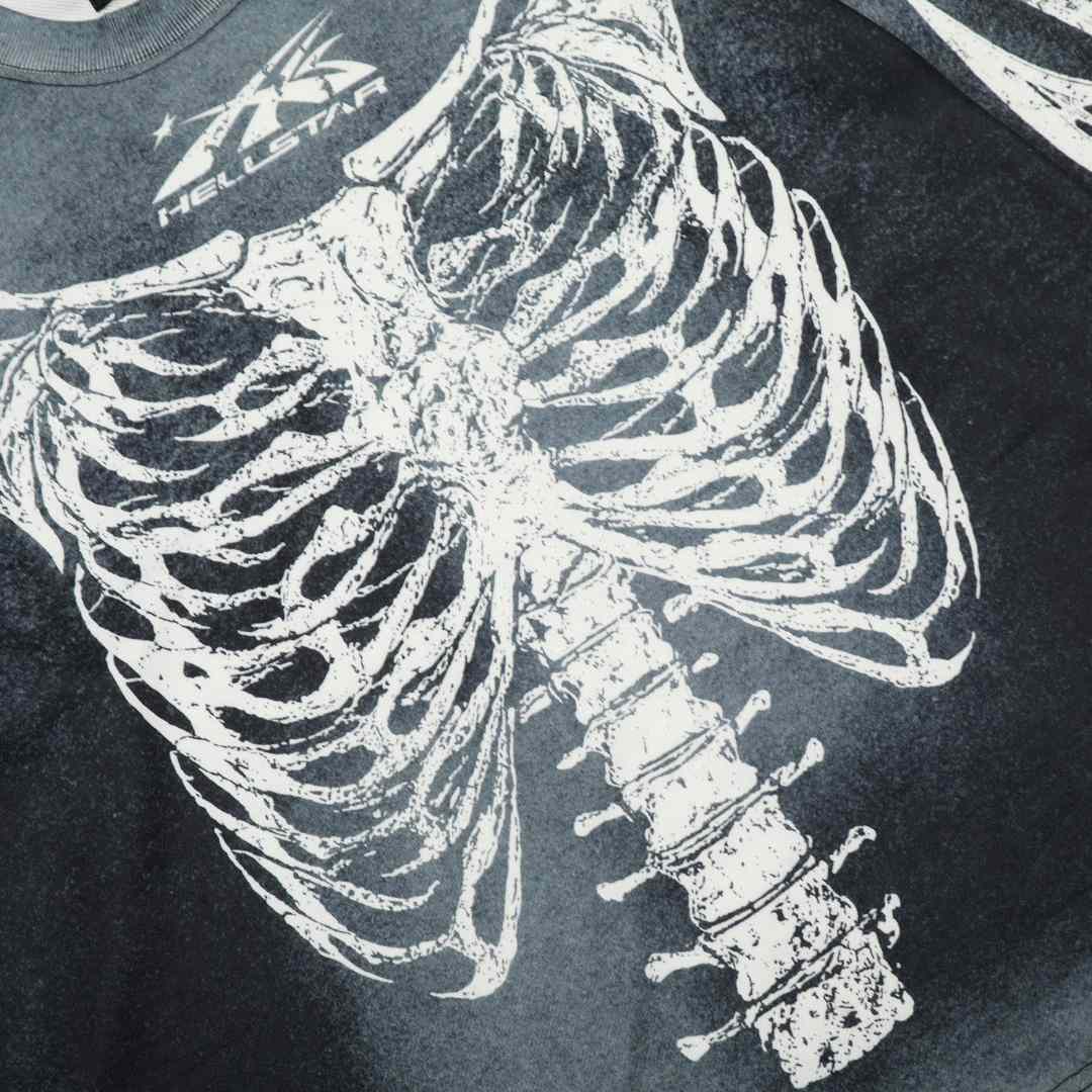 Hellstar Skeleton Long-Sleeve T-shirt - DesignerGu