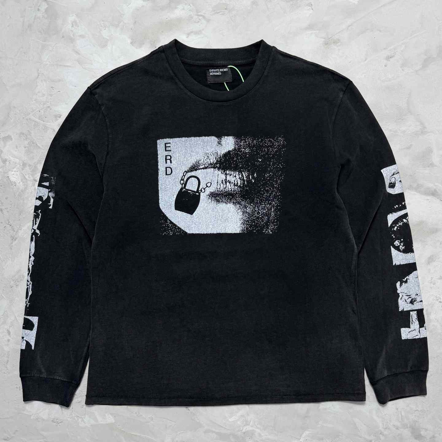 Enfants Riches Déprimés Lips Long Sleeve T-Shirt - DesignerGu
