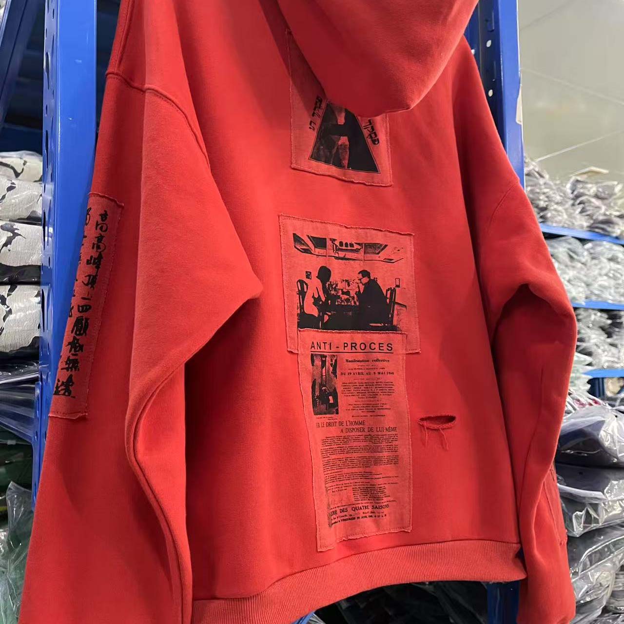 Enfants Riches Déprimes Anti-Process Thermal Lined Hoodie - DesignerGu