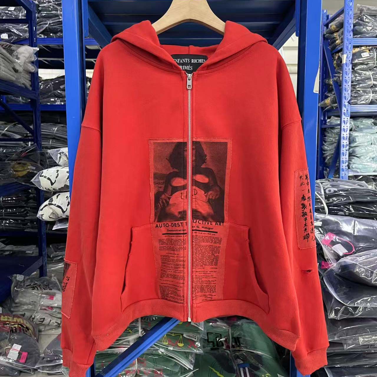 Enfants Riches Déprimes Anti-Process Thermal Lined Hoodie - DesignerGu