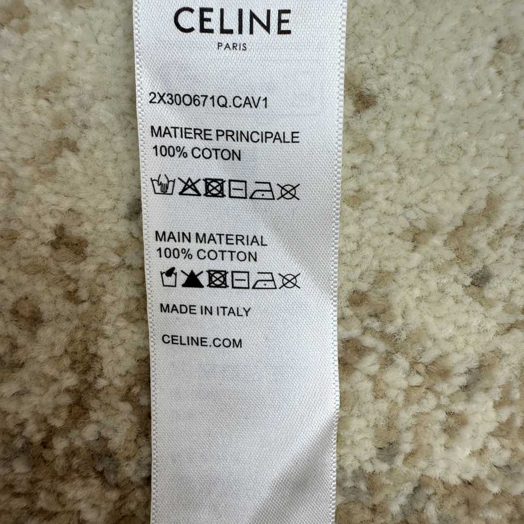 Celine Triomphe Regular T-shirt In Cotton Jersey - DesignerGu