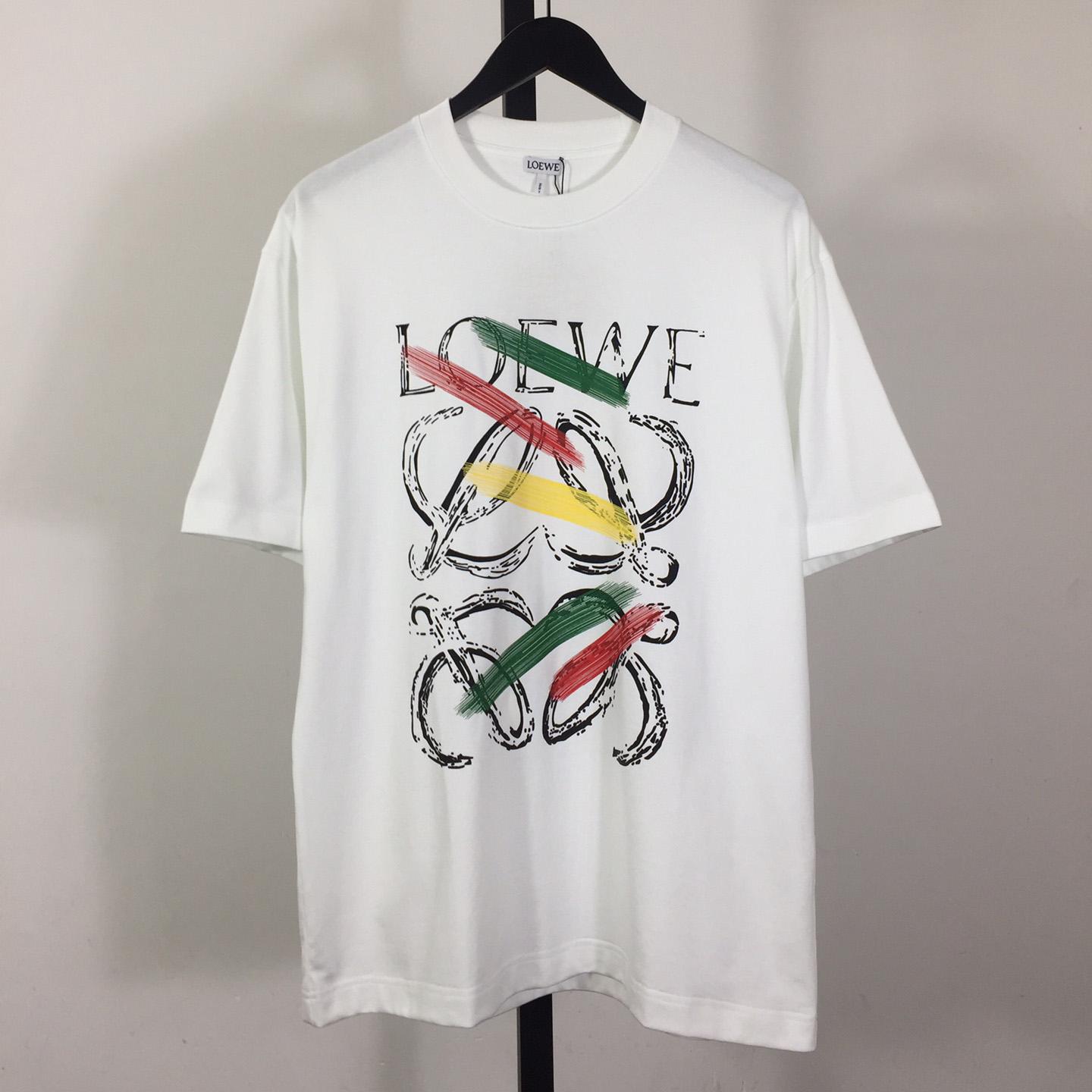 Loewe Loose Fit T-shirt In Cotton - DesignerGu