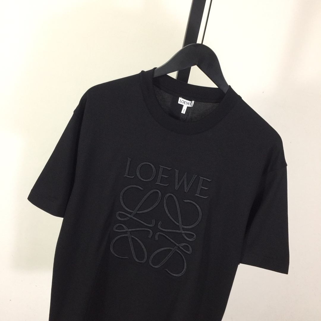 Loewe Logo Cotton Polo Shirt - DesignerGu