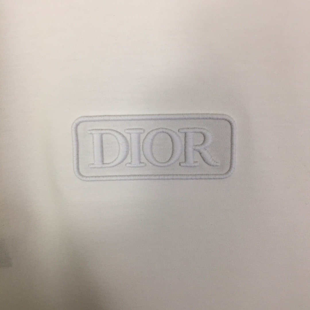 Dior Logo Cotton T-Shirt  - DesignerGu