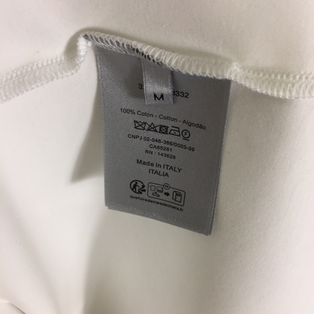 Dior Logo Cotton T-Shirt  - DesignerGu