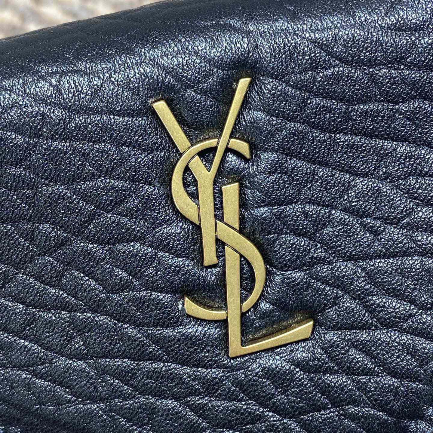 Saint Laurent Cassandre Chain Pouch In Lambskin - DesignerGu