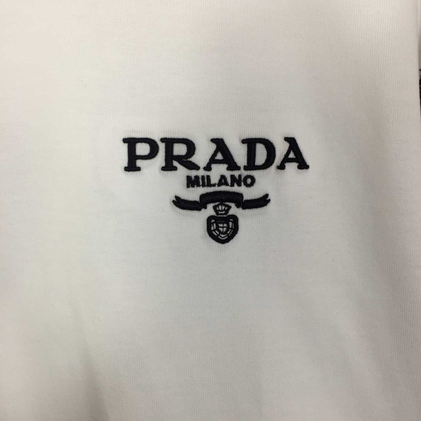 Prada Logo Cotton Tee - DesignerGu