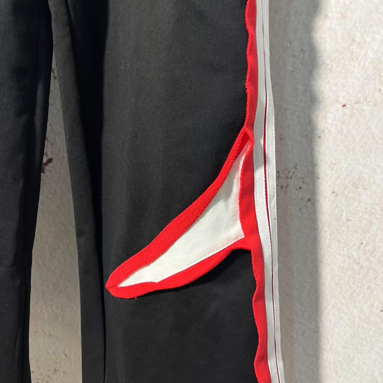 Balenciaga Cut-Up Oversized Sweatpants In Faded Black And White Dry Fleece - DesignerGu