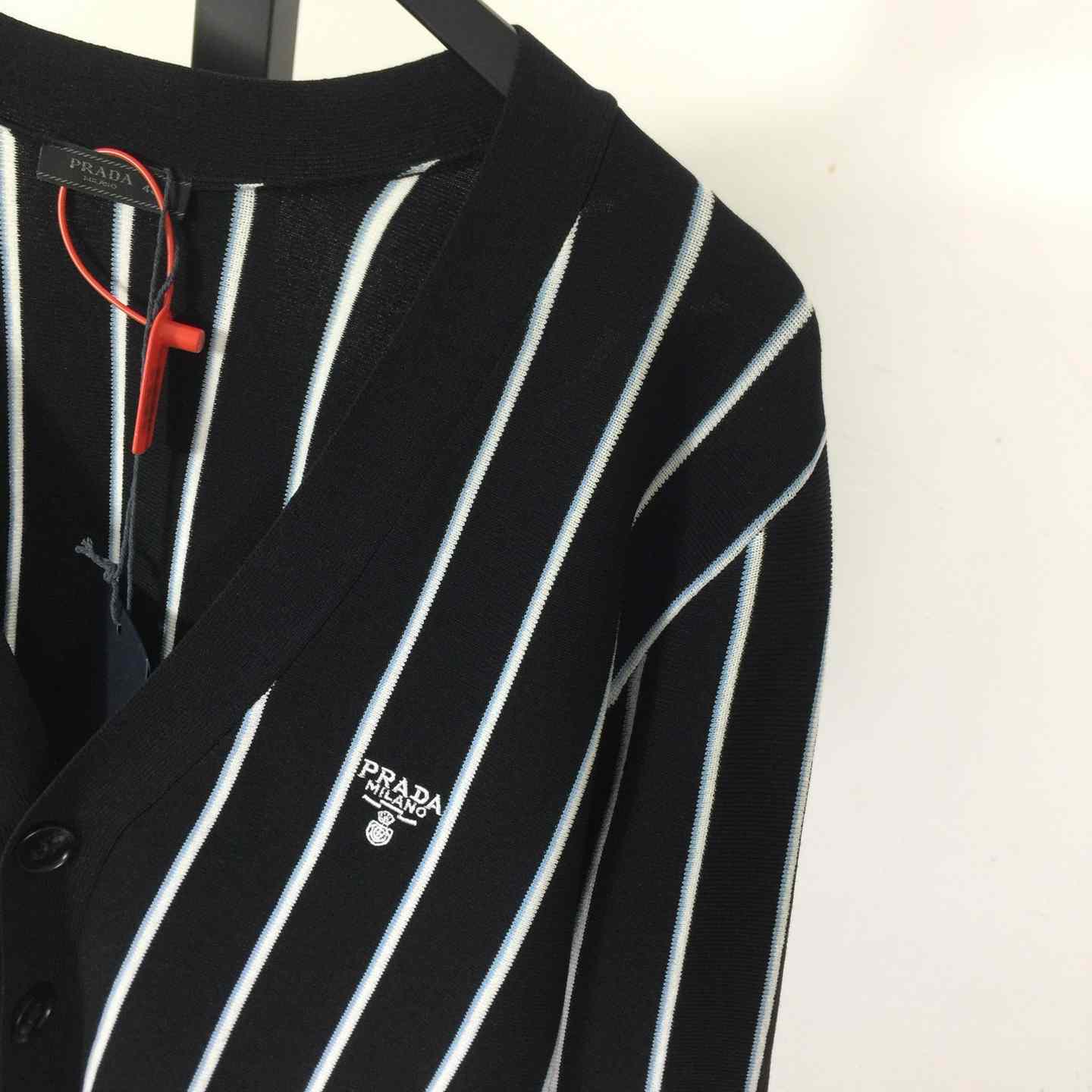 Prada Black Wool Cardigan - DesignerGu