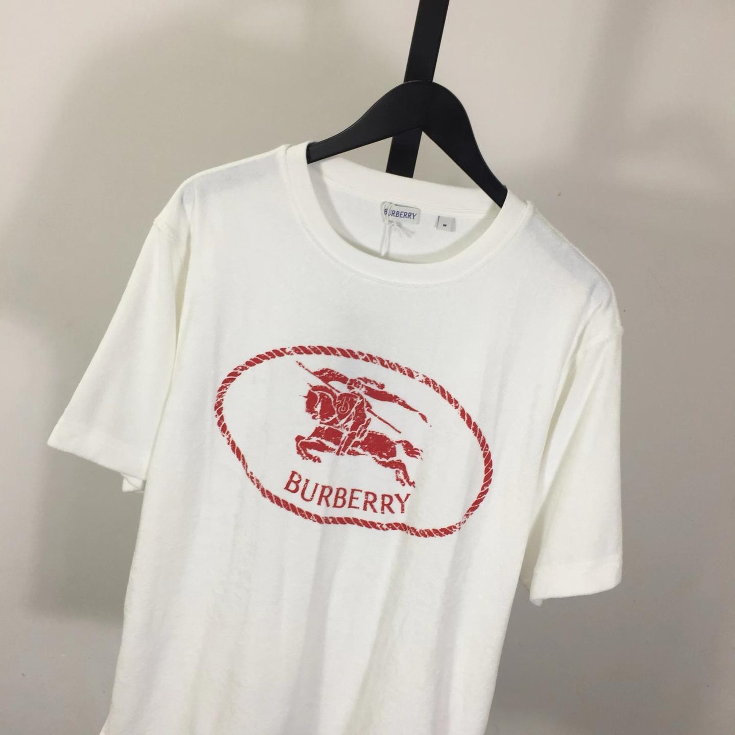 Burberry Knight Stamp Towelling T-shirt - DesignerGu