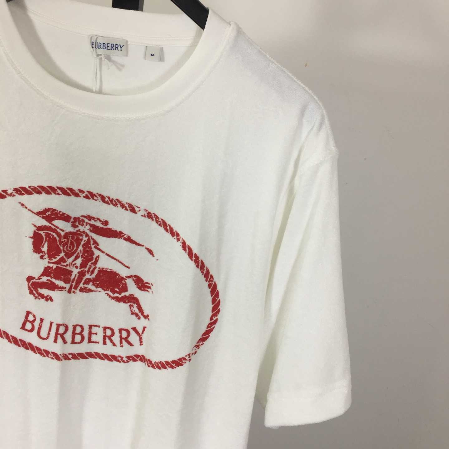 Burberry Knight Stamp Towelling T-shirt - DesignerGu