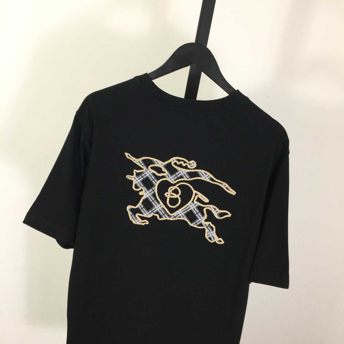 Burberry Check EKD Cotton T-shirt - DesignerGu