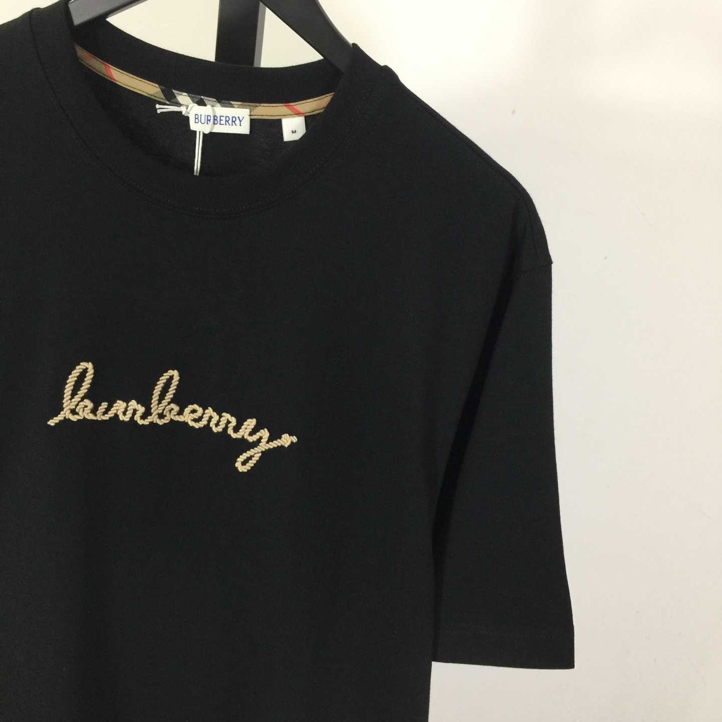 Burberry Check EKD Cotton T-shirt - DesignerGu