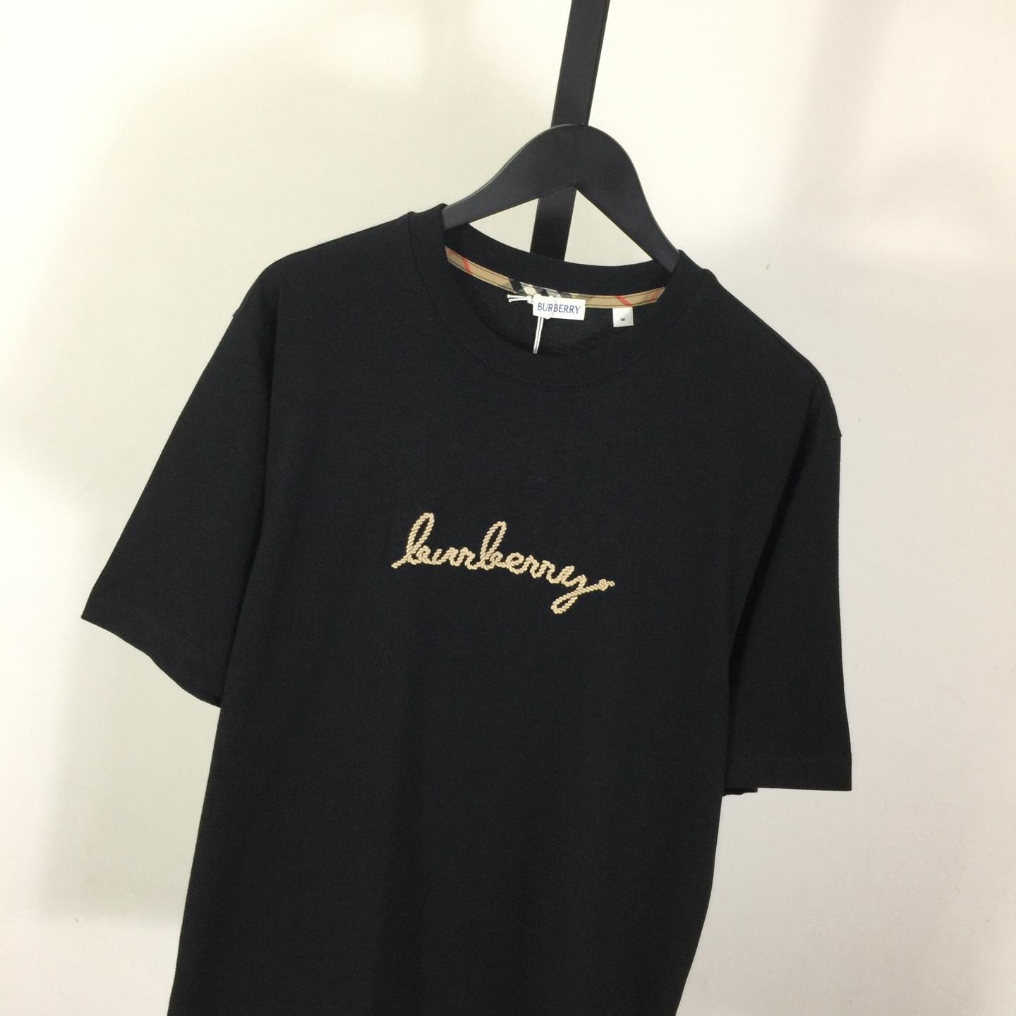 Burberry Check EKD Cotton T-shirt - DesignerGu